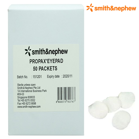Smith&Nephew Propax Eye Pad, 6cm x 7cm (1/pack, 50pcs/box)